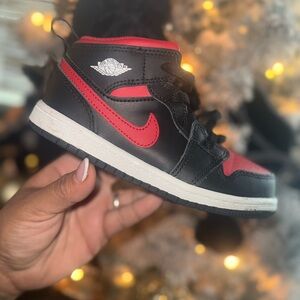 Nike Black and Red Kids' Sneakers
